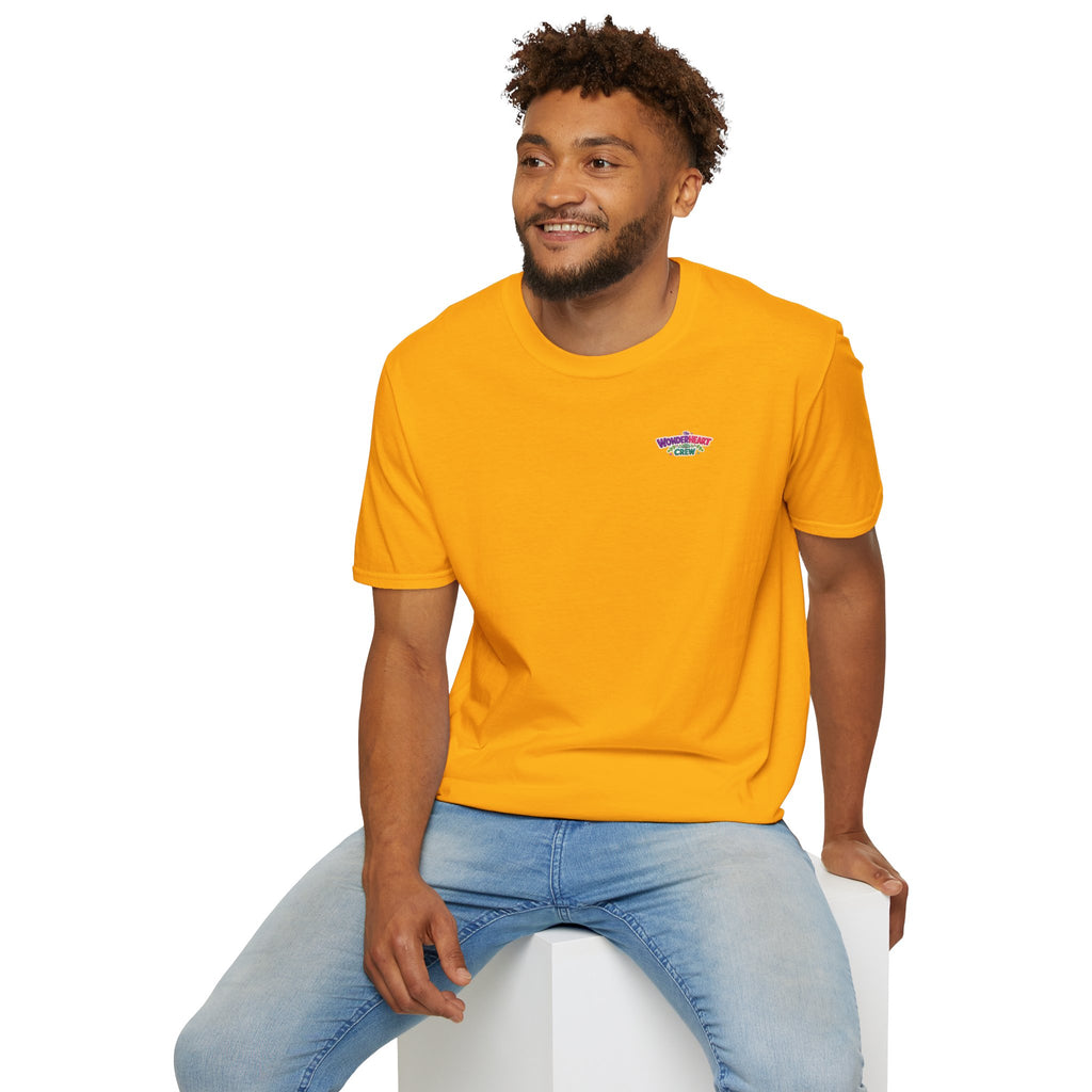 Wonderland Crew Logo - Unisex Minimal Retro Logo T-Shirt