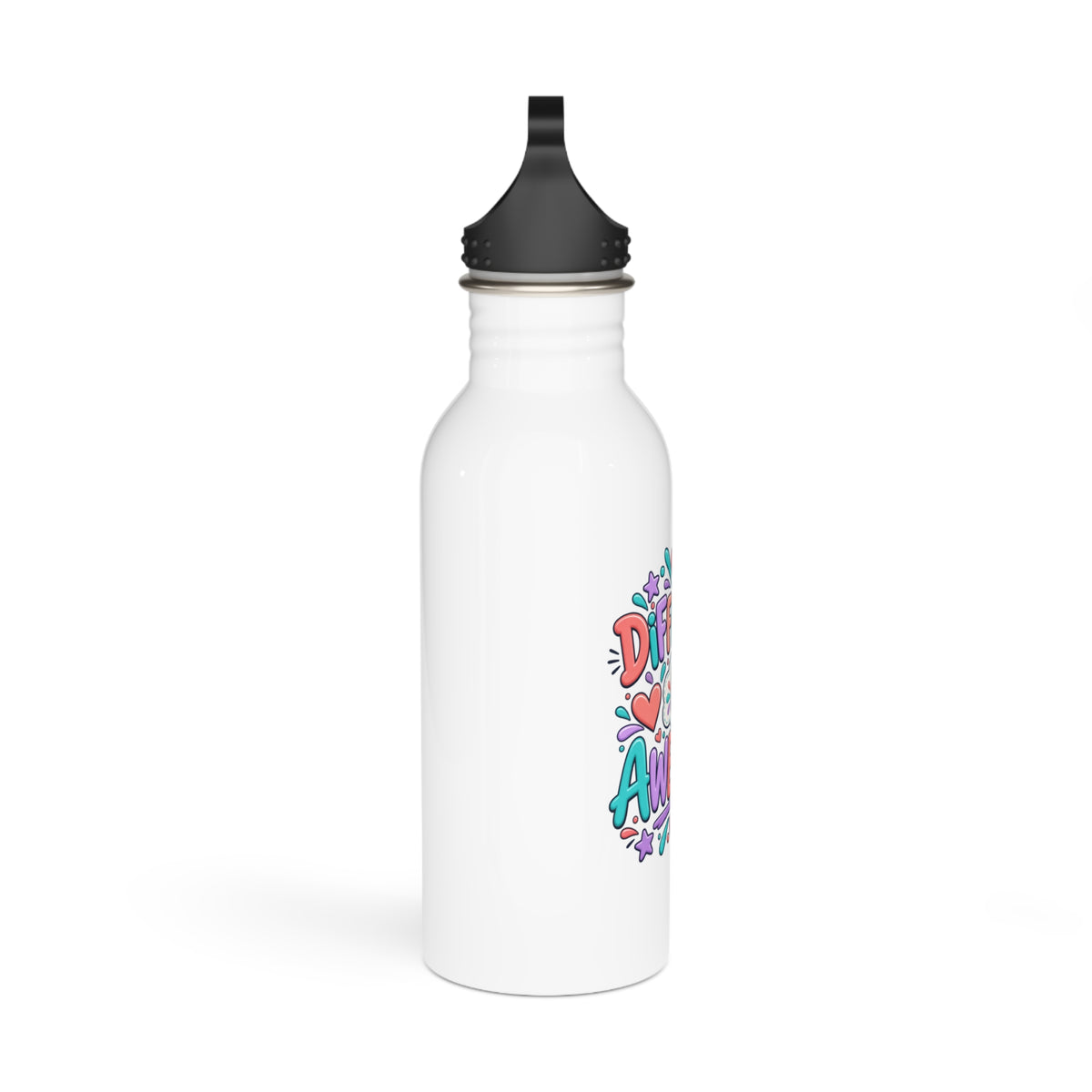 Different is Awesome - Motivational Stainless Steel Bottle