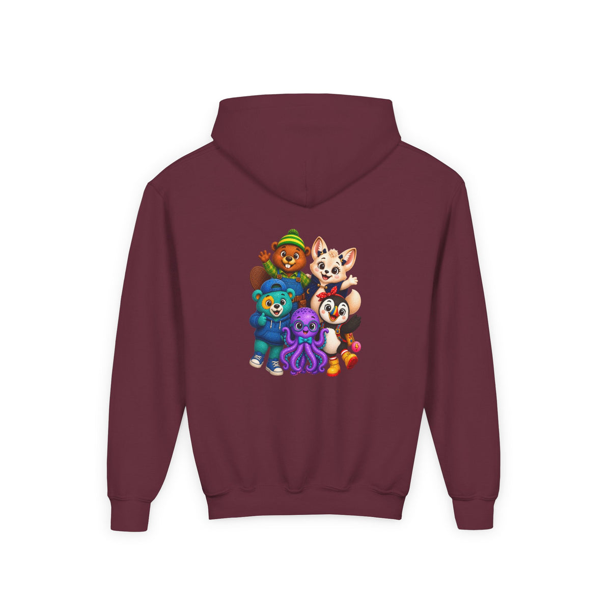 Wonderheart Youth Hoodie - Group on Back