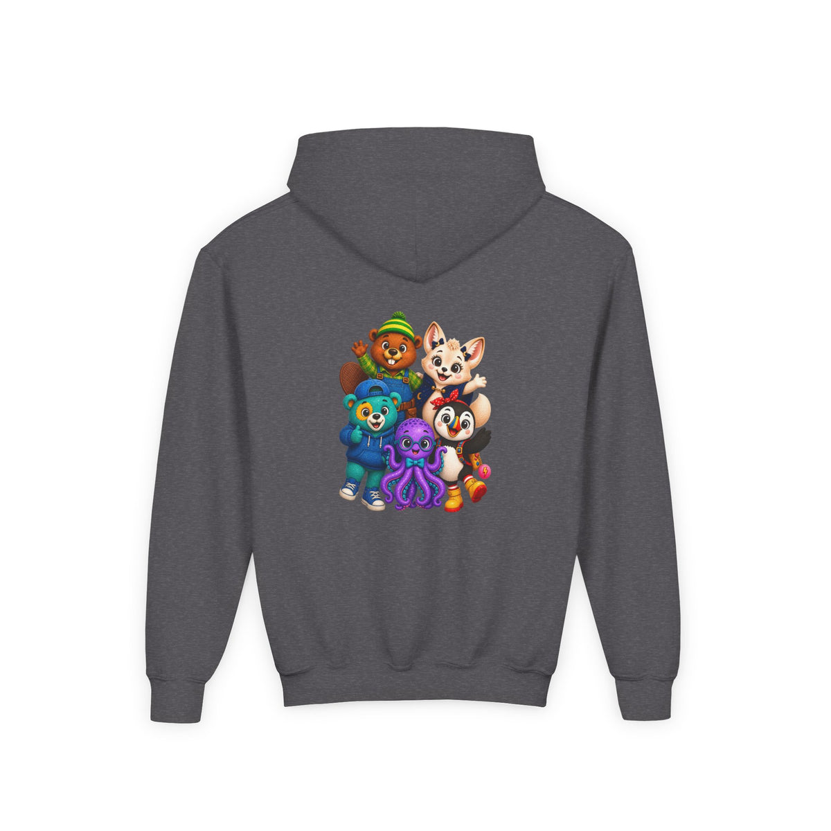 Wonderheart Youth Hoodie - Group on Back