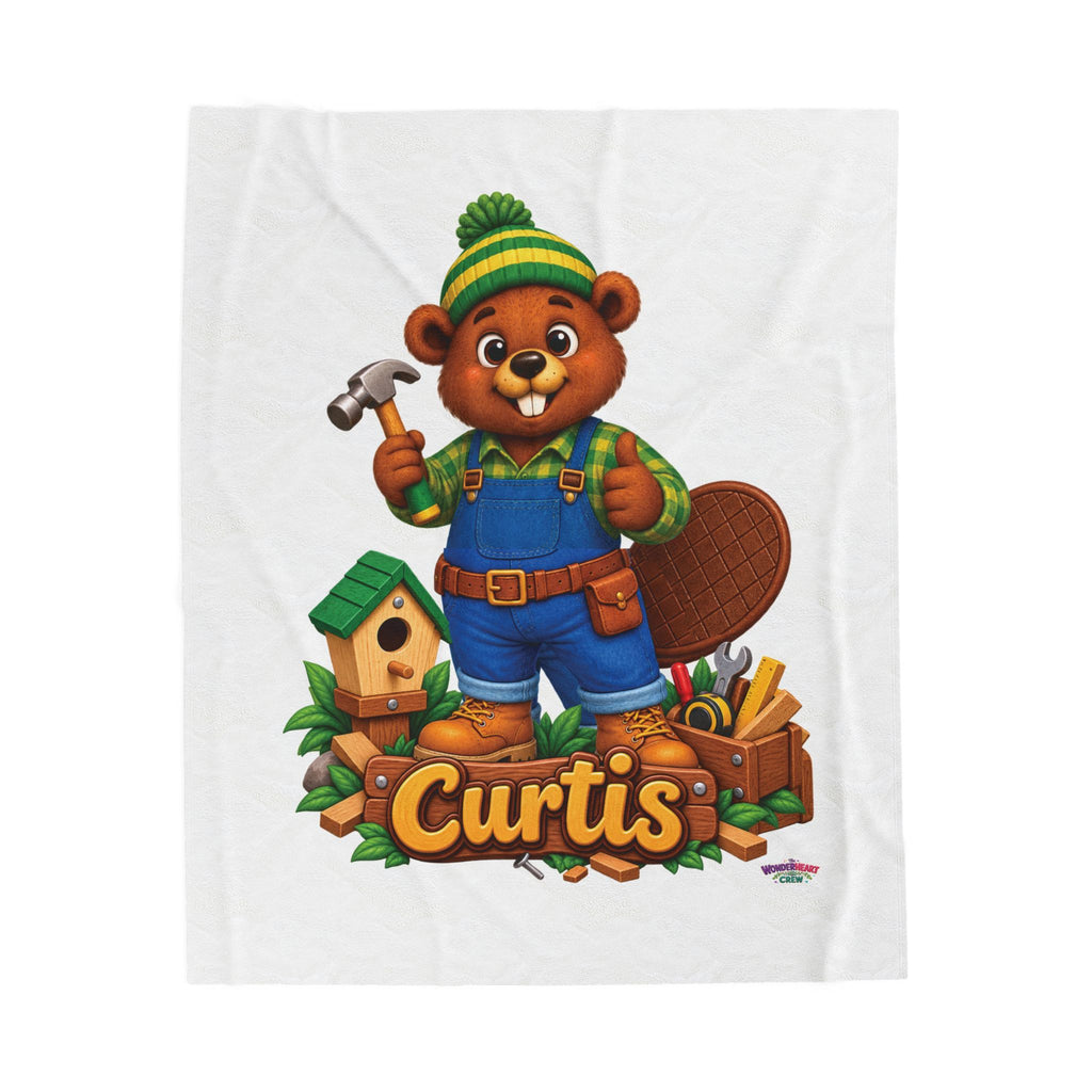 Curtis Velveteen Plush Blanket