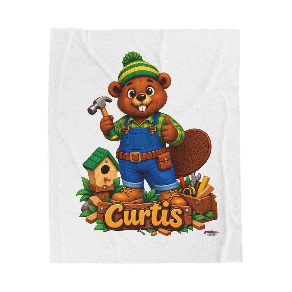 Curtis Velveteen Plush Blanket