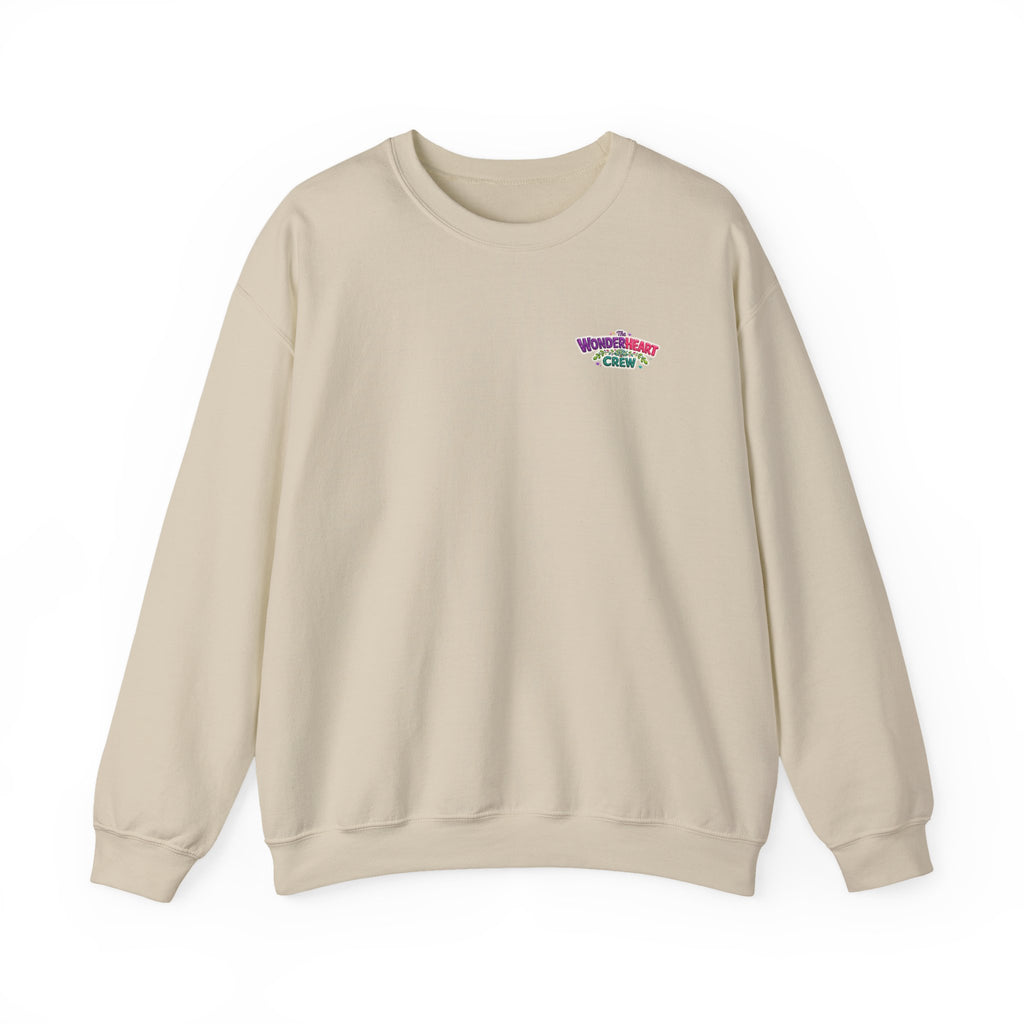 Wonderheart Crew - Crewneck Sweatshirt - Group on Back