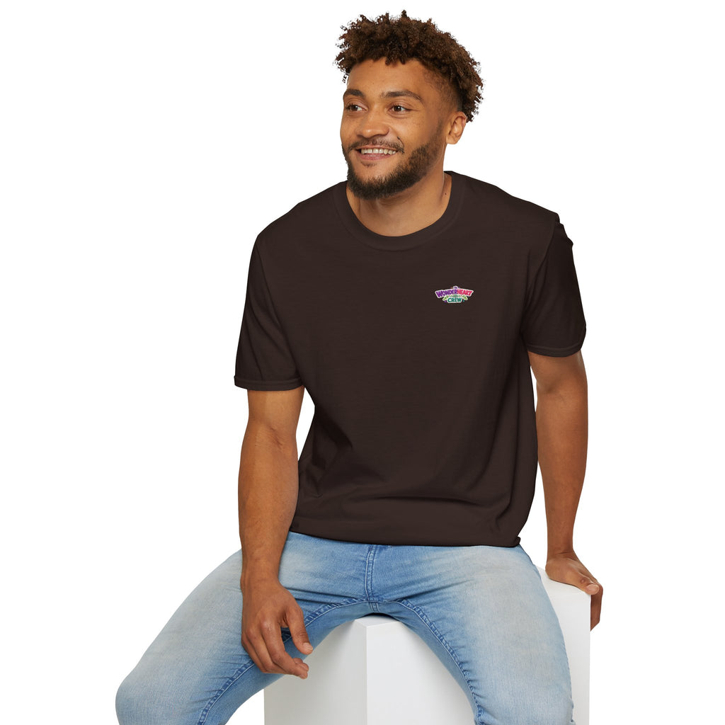 Wonderland Crew Logo - Unisex Minimal Retro Logo T-Shirt