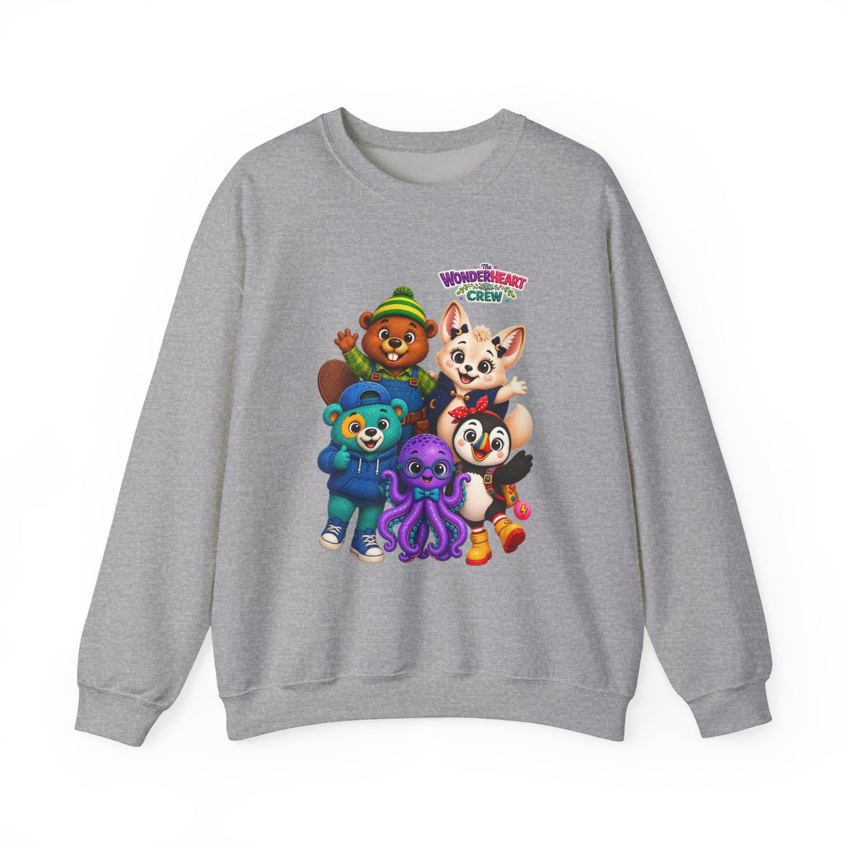 Wonderheart Crew - Sweatshirt - Group on Front