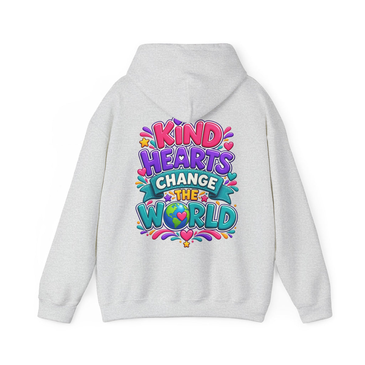 Kind Hearts Change the World - Inspirational Hoodie