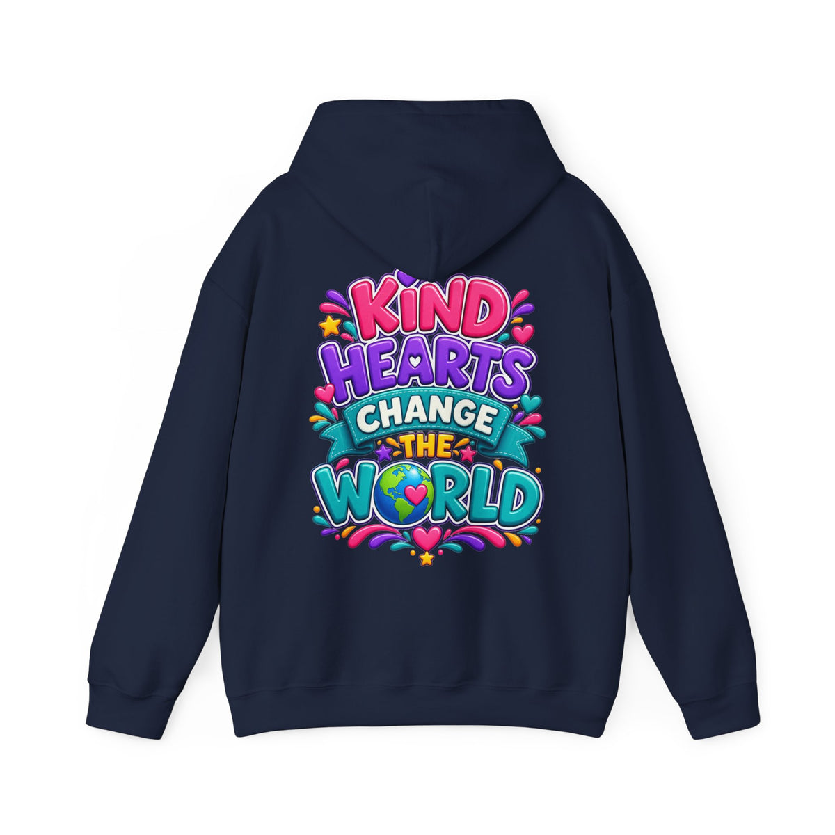 Kind Hearts Change the World - Inspirational Hoodie