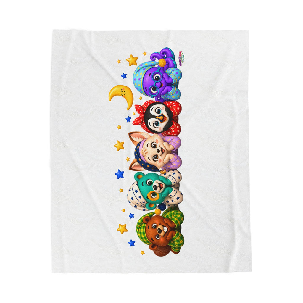 Ready for Bed Wonderheart Crew - Velveteen Plush Blanket
