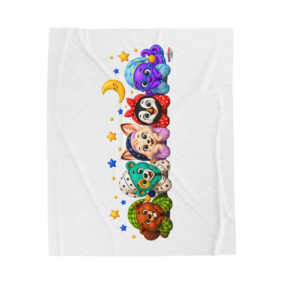 Ready for Bed Wonderheart Crew - Velveteen Plush Blanket