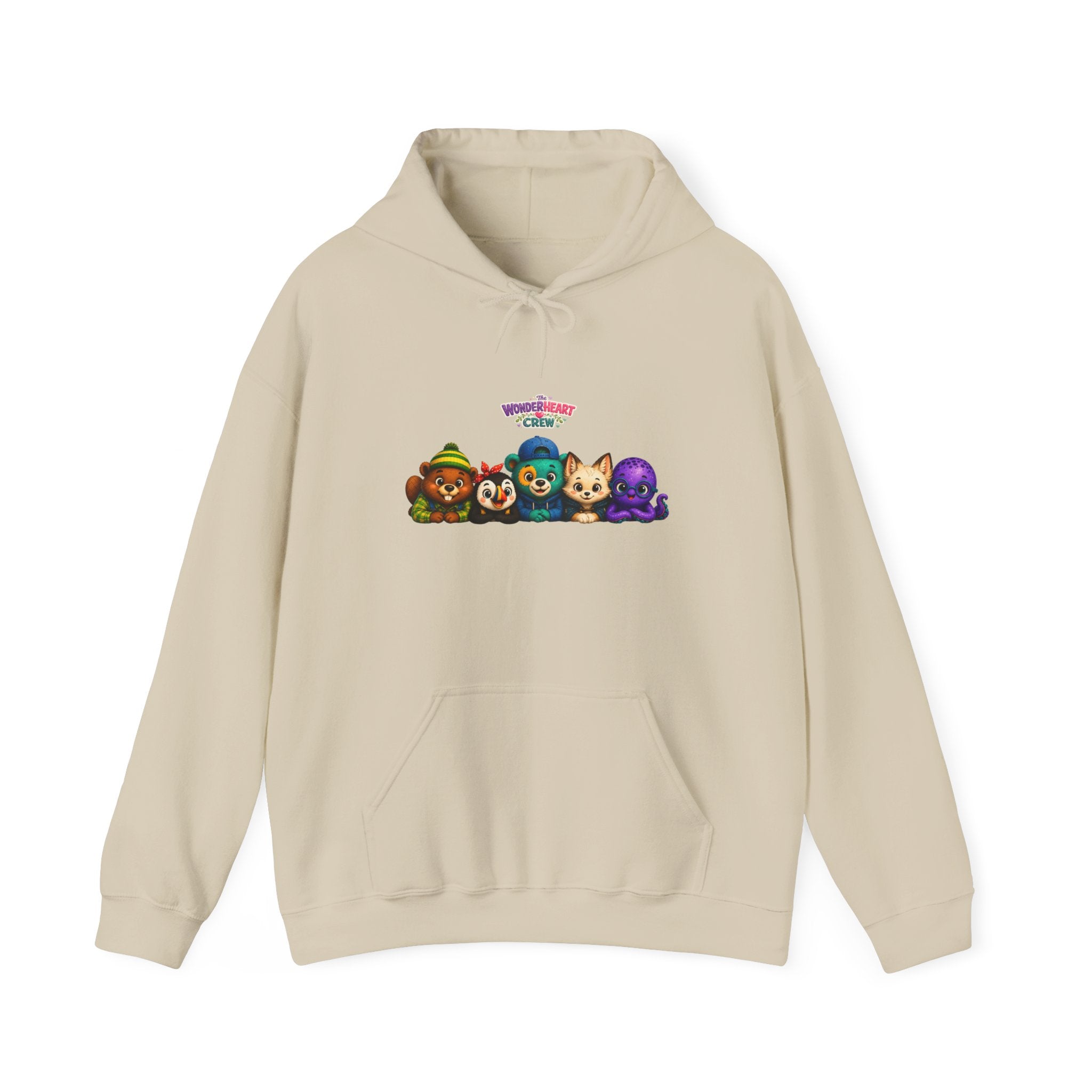 Wonderheart Crew Hoodie — Colorful Pullover