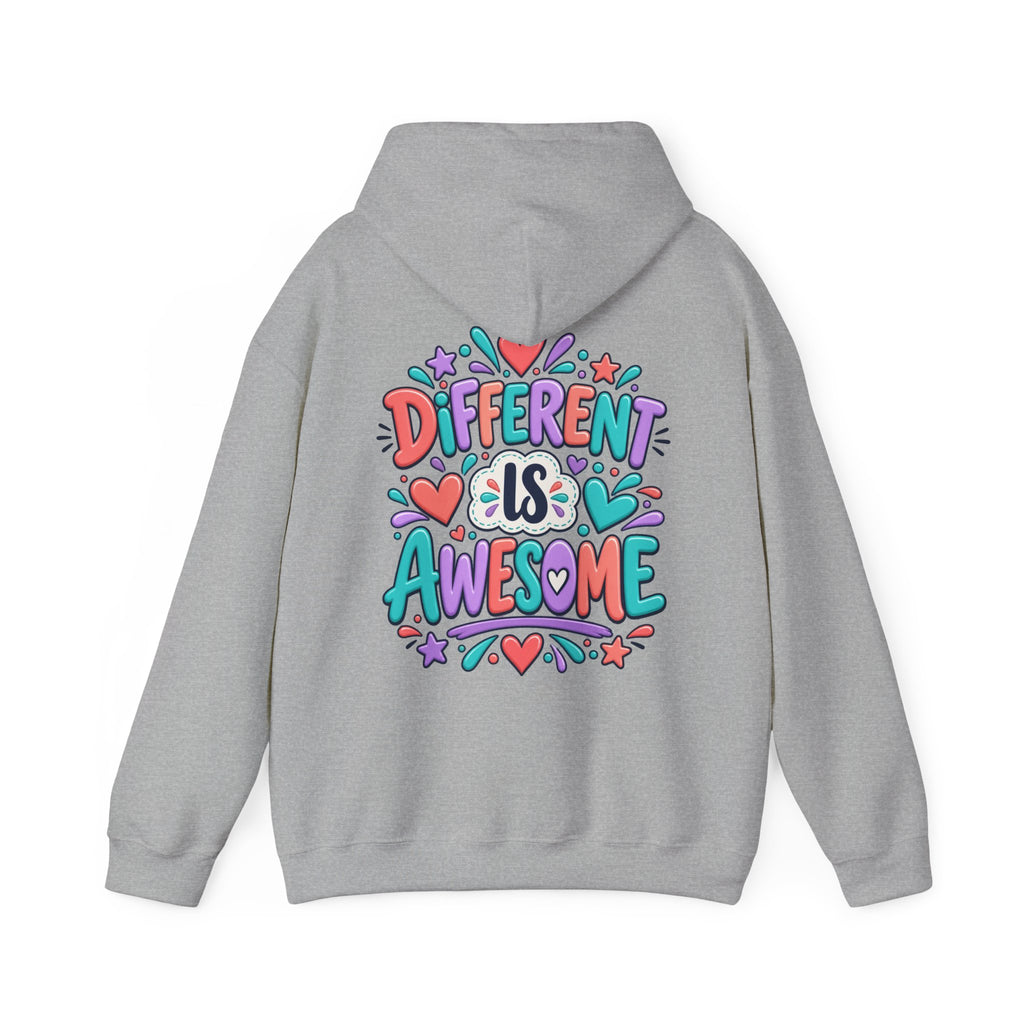 Different is Awesome -  Inspirational Hoodie