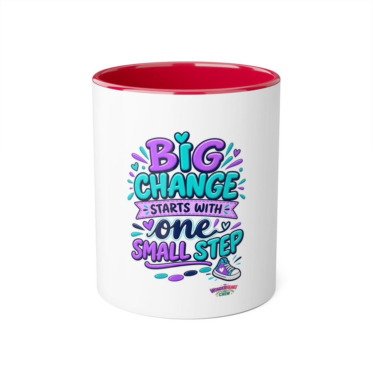 Big Change Starts with One Step - Inspirational 11oz Coffee Cup
