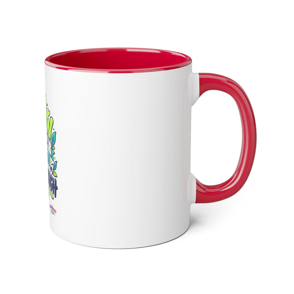 Grow Through What You Go Through - Inspirational 11oz Coffee Cup