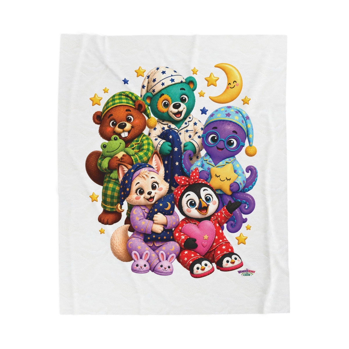 Sleepy Time Velveteen Plush Blanket