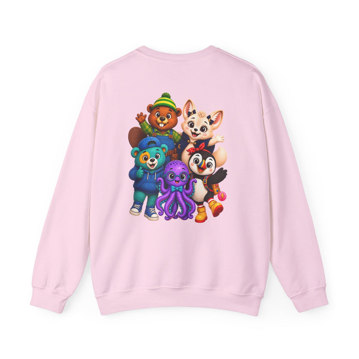 Wonderheart Crew - Crewneck Sweatshirt - Group on Back