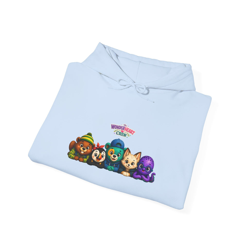 Wonderheart Crew Hoodie — Colorful Pullover