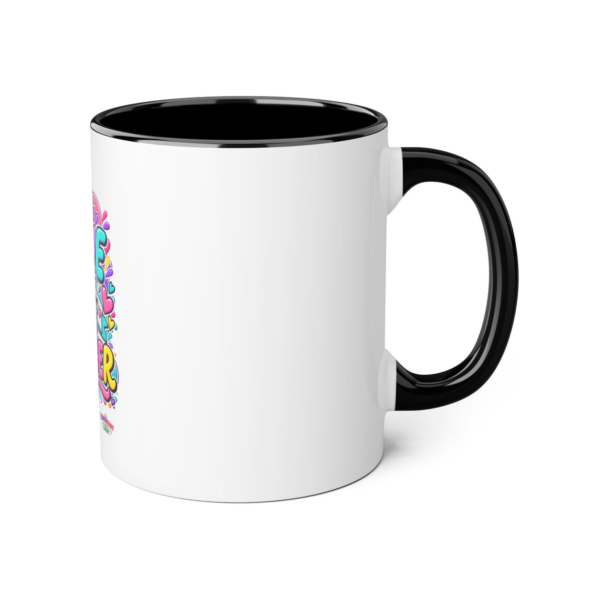 Love is Always the Answer Accent Mug — Inspirational 11oz Coffee Cup