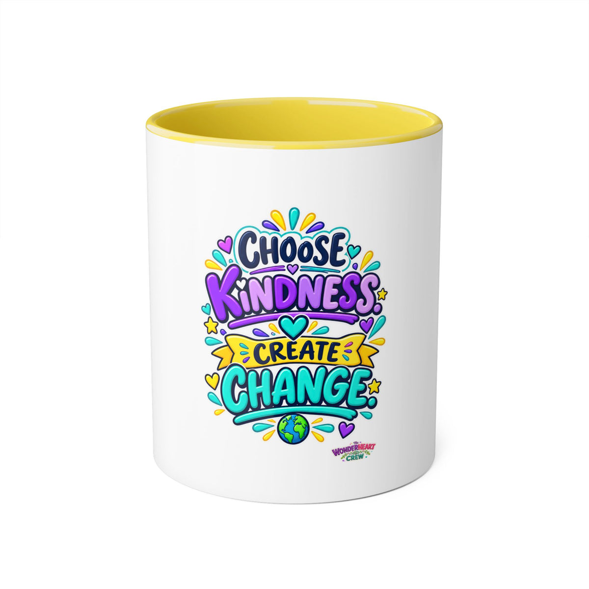 Choose Kindness Create Change - Inspirational 11oz Coffee Cup