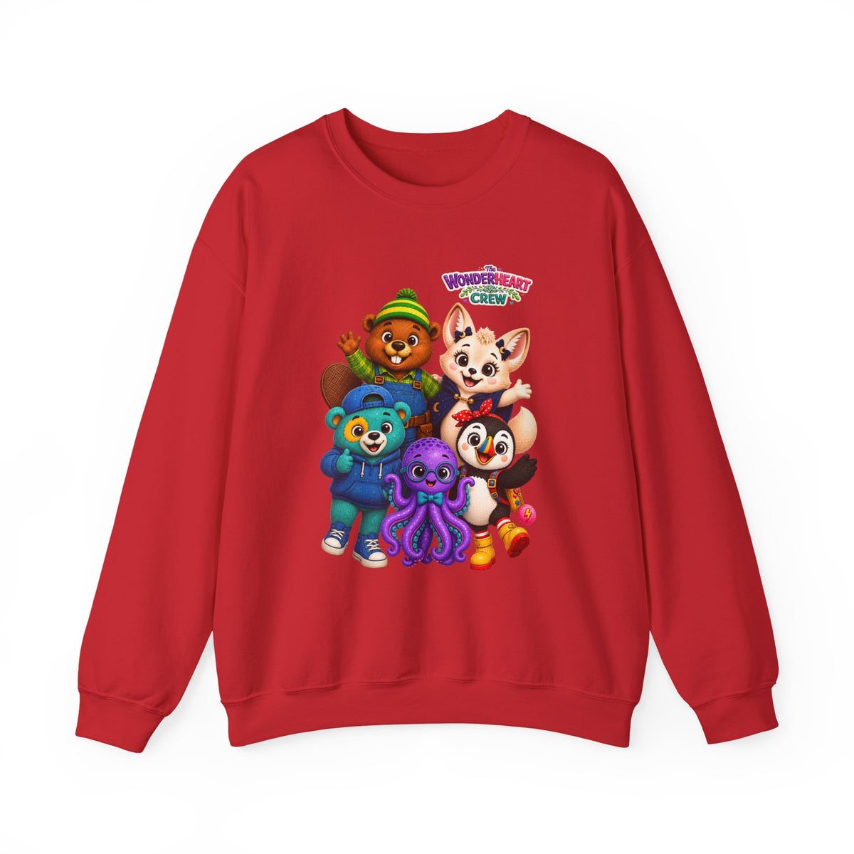 Wonderheart Crew - Sweatshirt - Group on Front