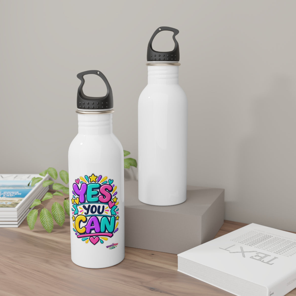 Yes You Can - Motivational Stainless Steel Bottle