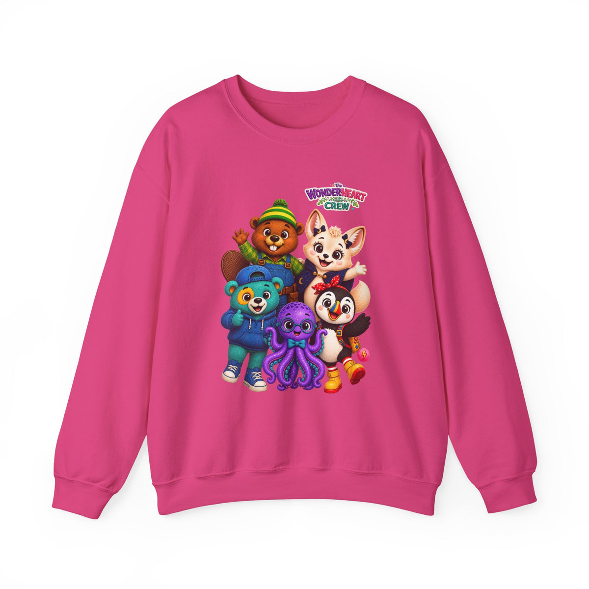 Wonderheart Crew - Sweatshirt - Group on Front