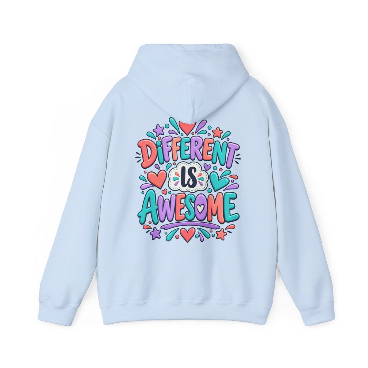 Different is Awesome -  Inspirational Hoodie