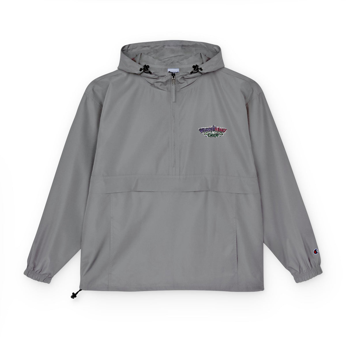 Packable Anorak Jacket Lightweight Hooded Windbreaker with Wonderheart Crew Logo