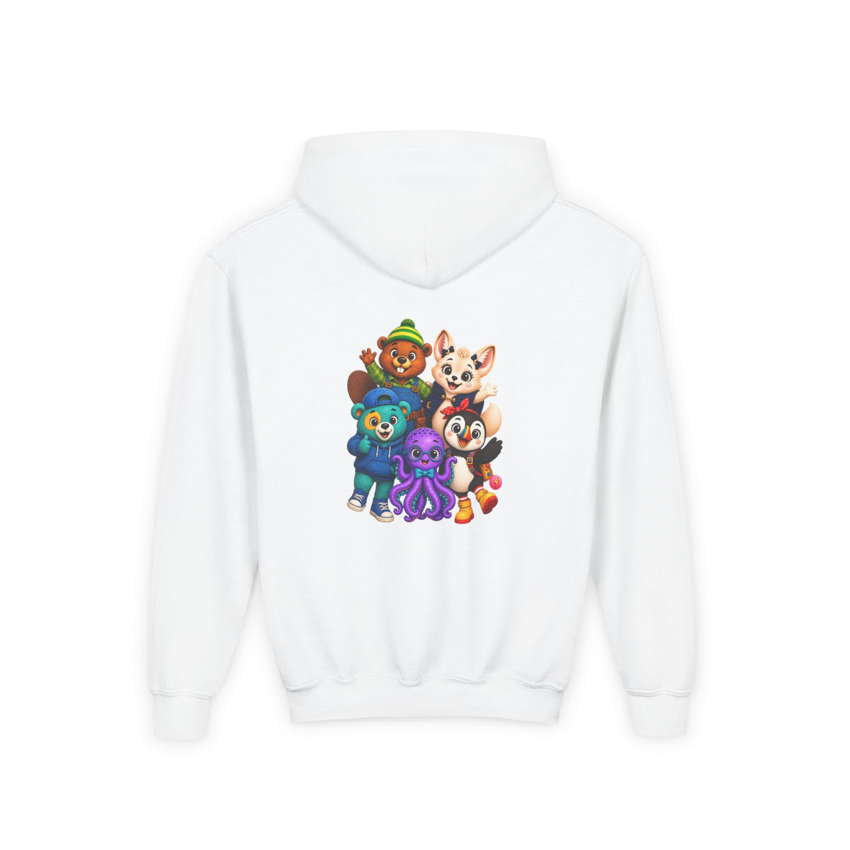 Wonderheart Youth Hoodie - Group on Back