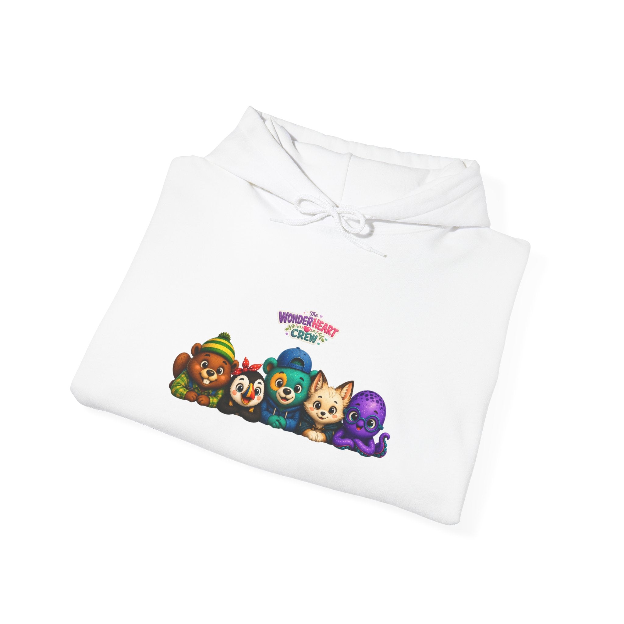 Wonderheart Crew Hoodie — Colorful Pullover