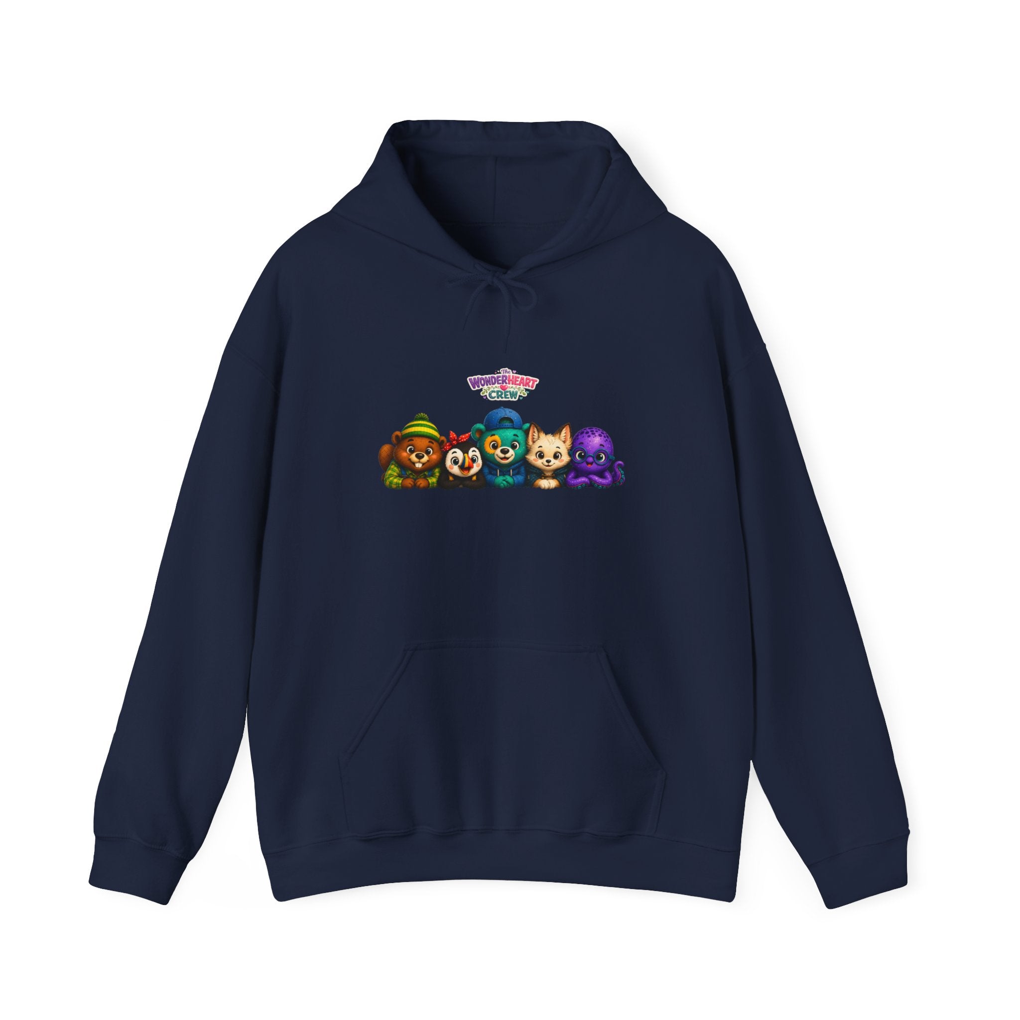 Wonderheart Crew Hoodie — Colorful Pullover