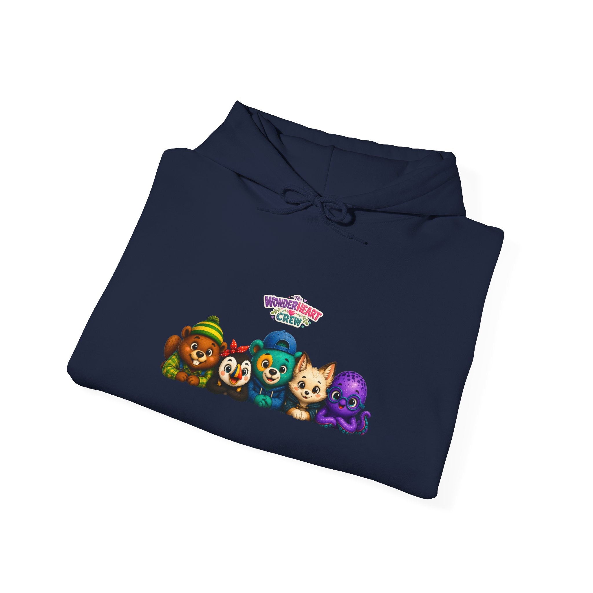 Wonderheart Crew Hoodie — Colorful Pullover