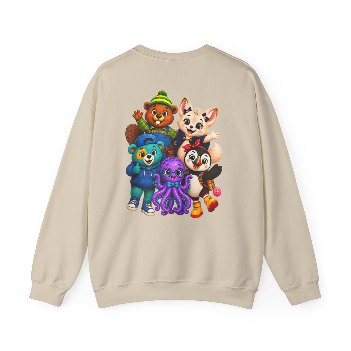 Wonderheart Crew - Crewneck Sweatshirt - Group on Back