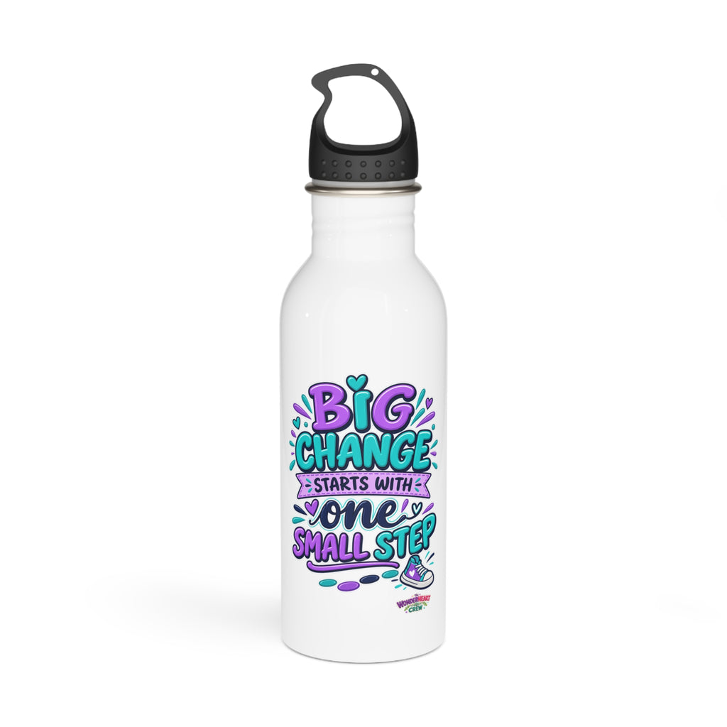 Big Change Starts with One Step -  Motivational Stainless Steel Bottle