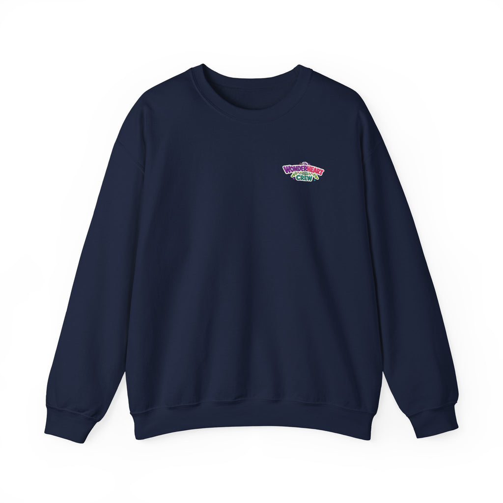 Wonderheart Crew - Crewneck Sweatshirt - Group on Back