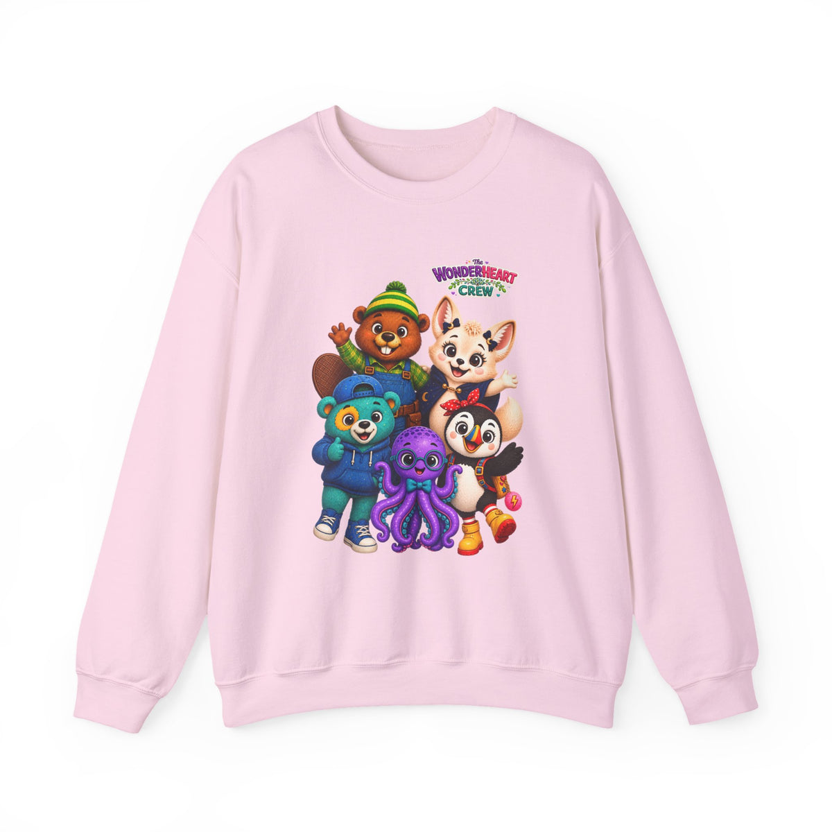 Wonderheart Crew - Sweatshirt - Group on Front