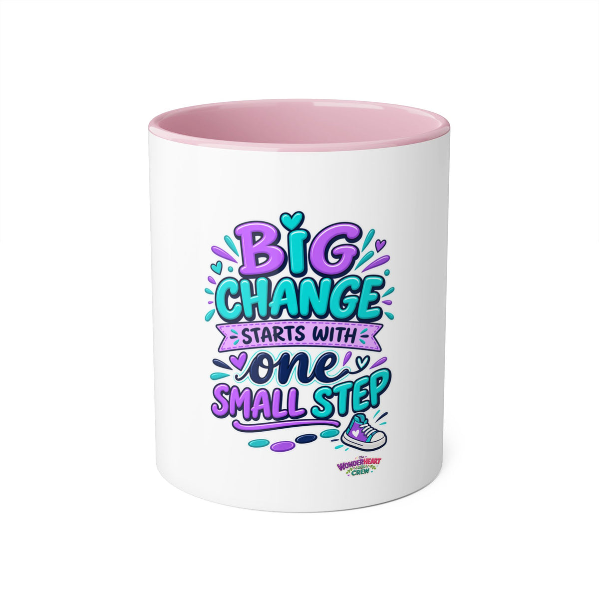 Big Change Starts with One Step - Inspirational 11oz Coffee Cup