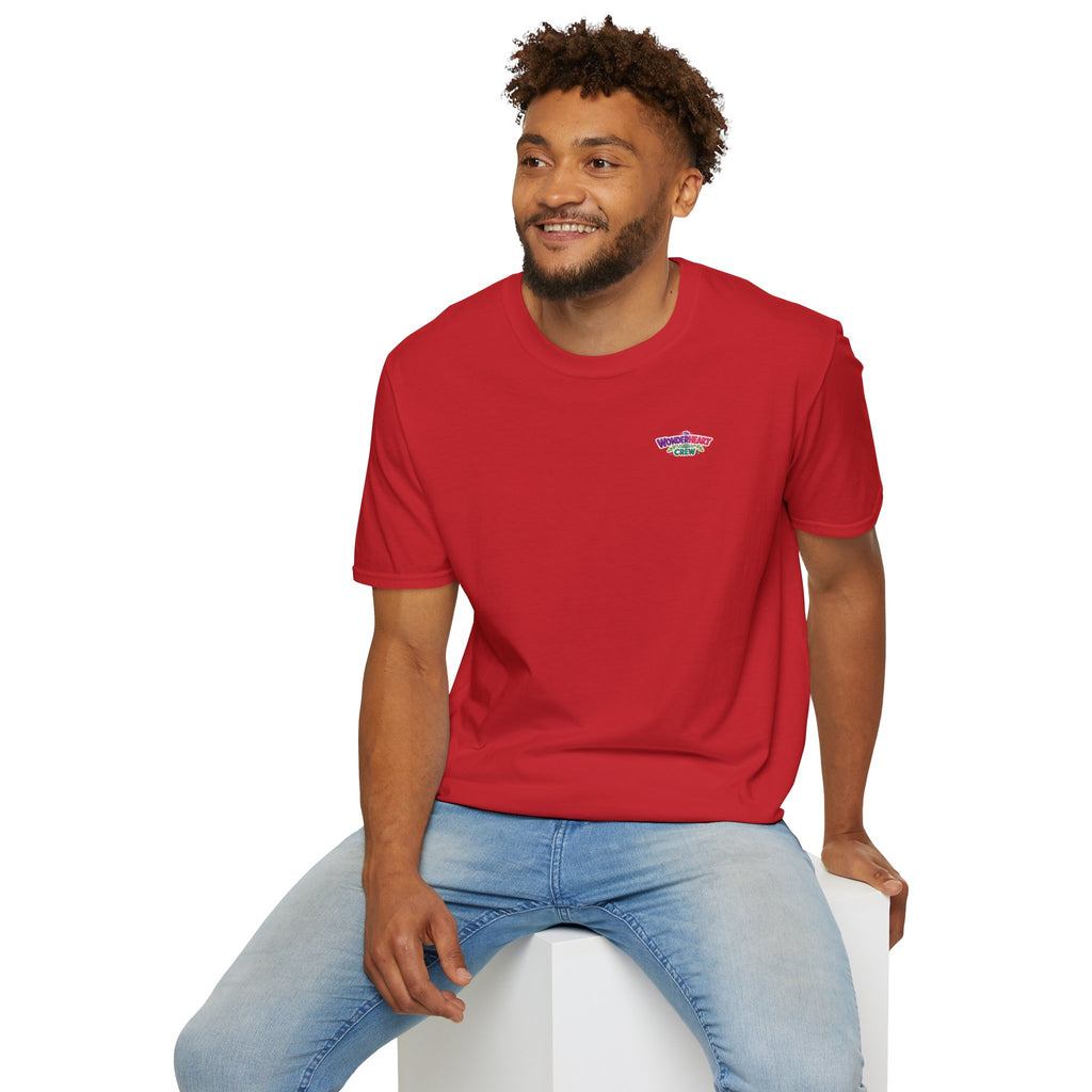 Wonderland Crew Logo - Unisex Minimal Retro Logo T-Shirt