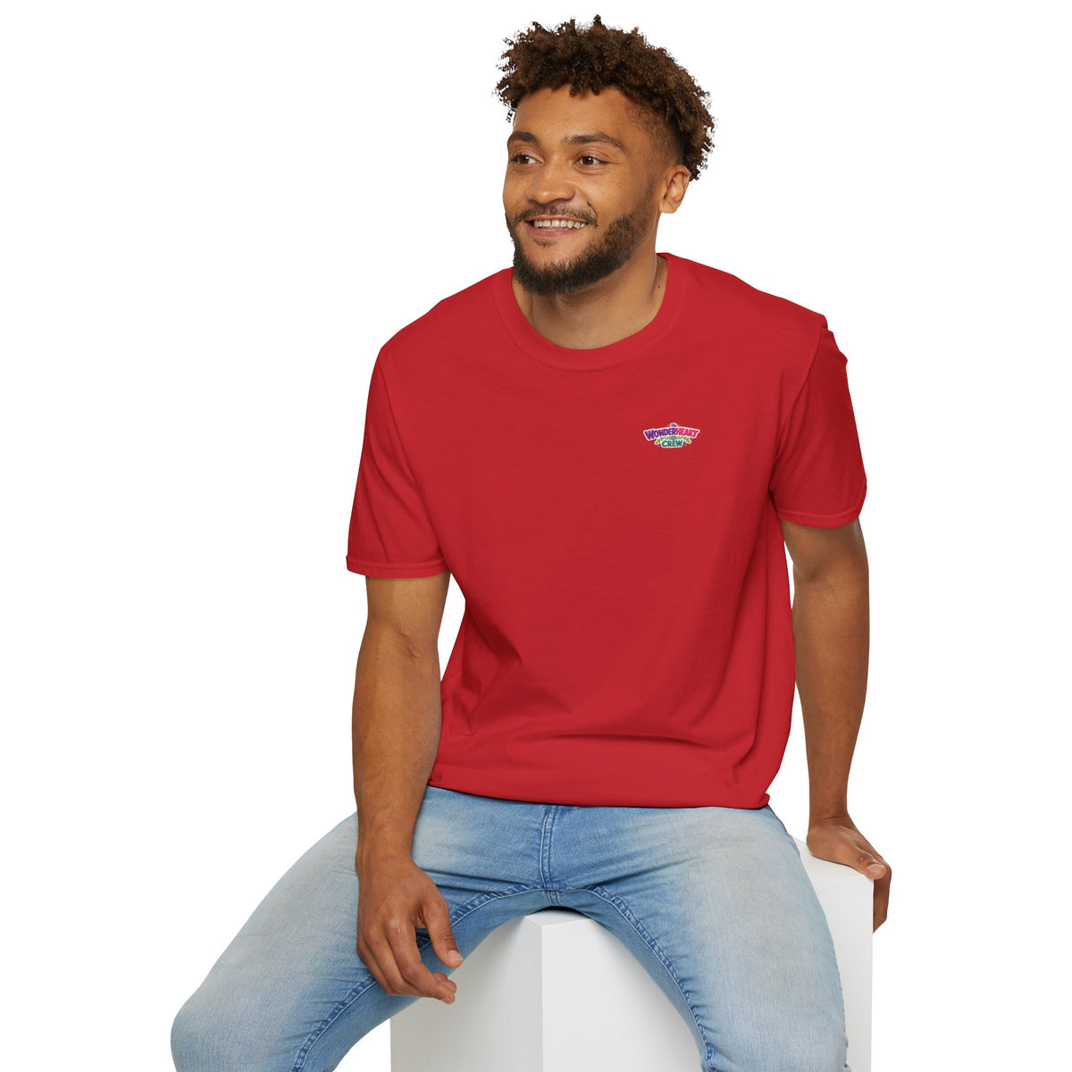 Wonderland Crew Logo - Unisex Minimal Retro Logo T-Shirt
