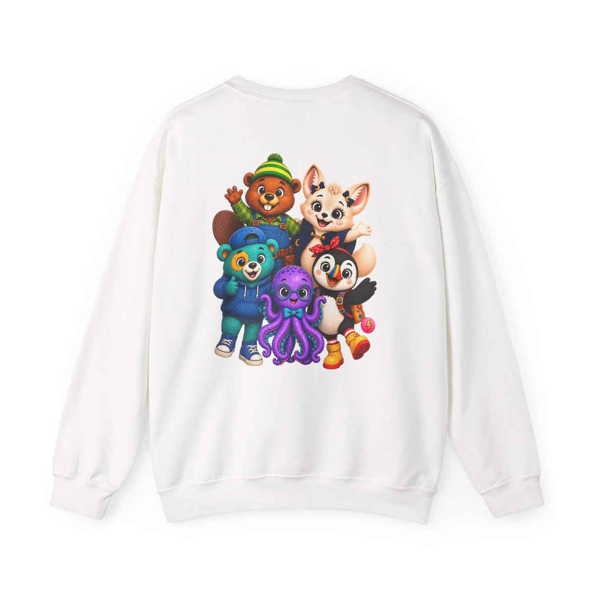Wonderheart Crew - Crewneck Sweatshirt - Group on Back
