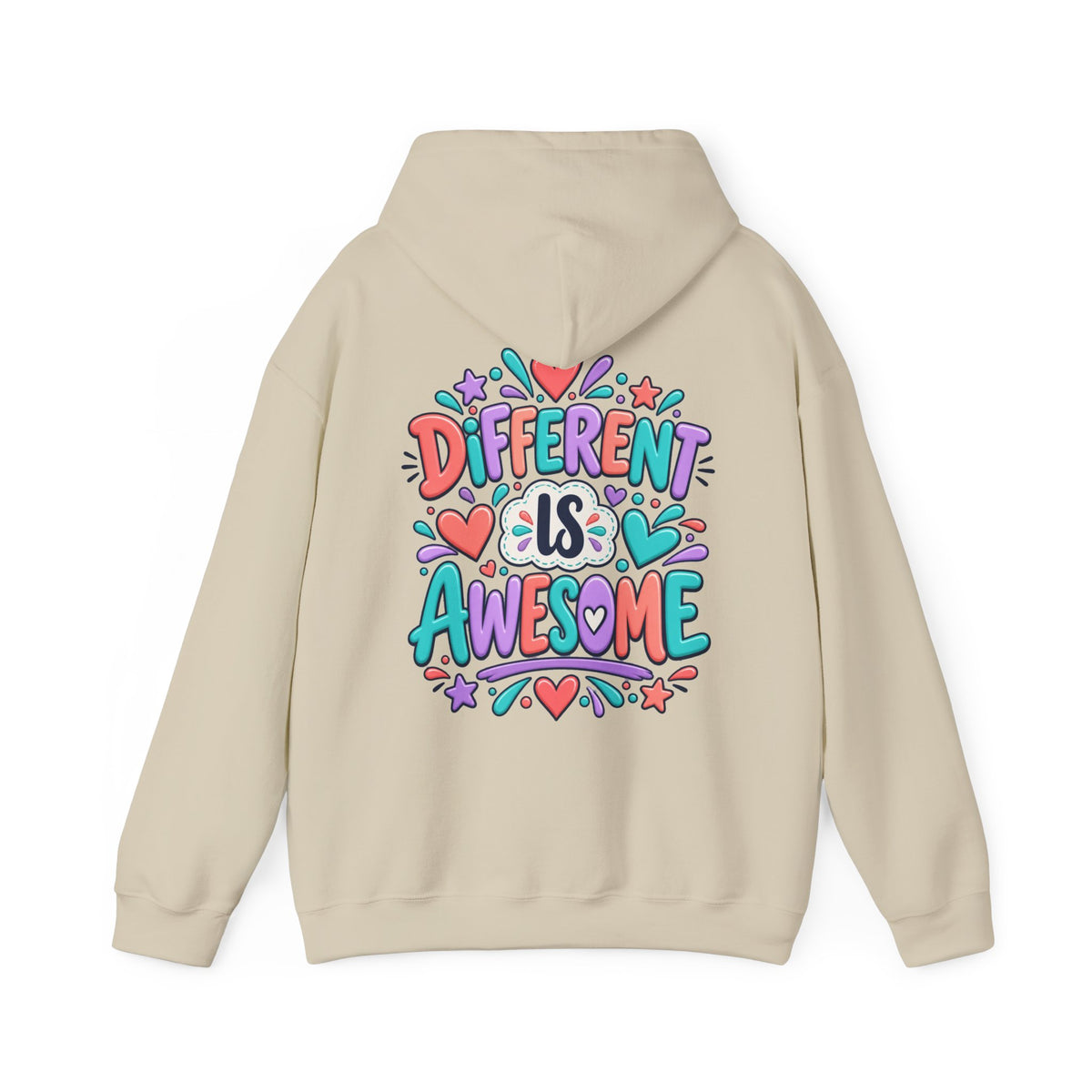 Different is Awesome -  Inspirational Hoodie