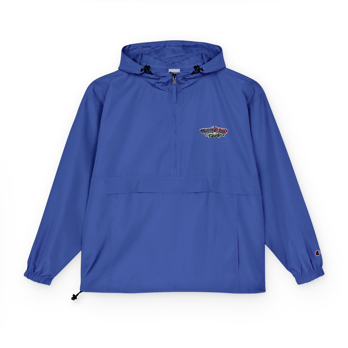 Packable Anorak Jacket Lightweight Hooded Windbreaker with Wonderheart Crew Logo