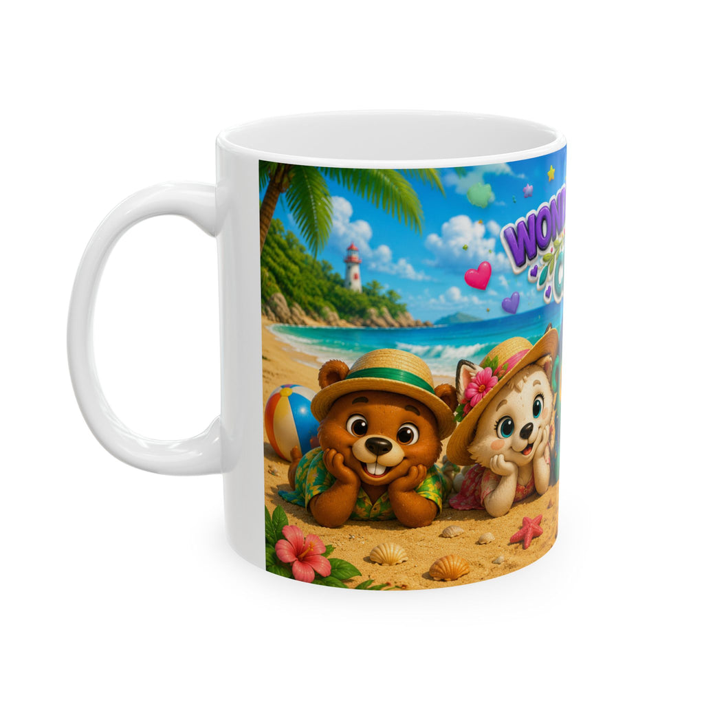 Wonderheart Crew Beach Ceramic Mug (11oz, 15oz)