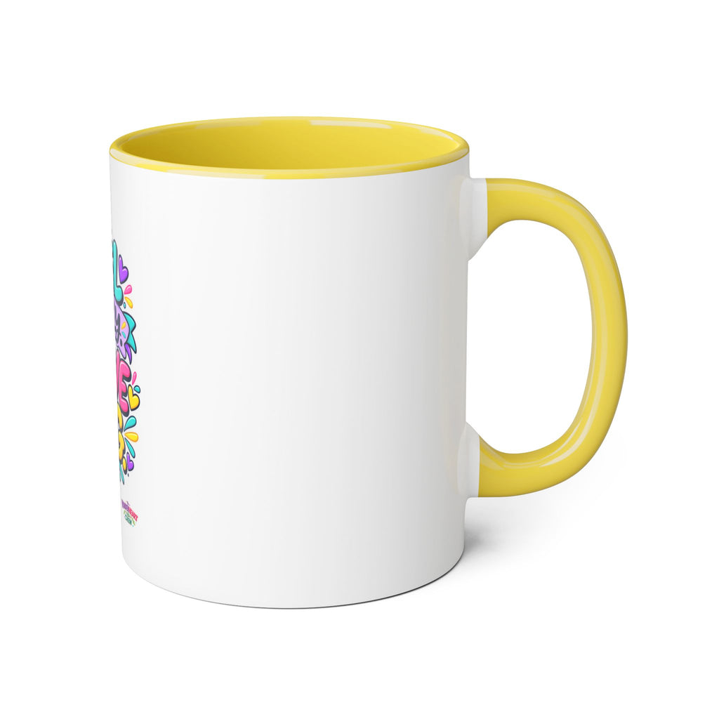 Feel Deeply Love Big - Inspirational 11oz Coffee Cup