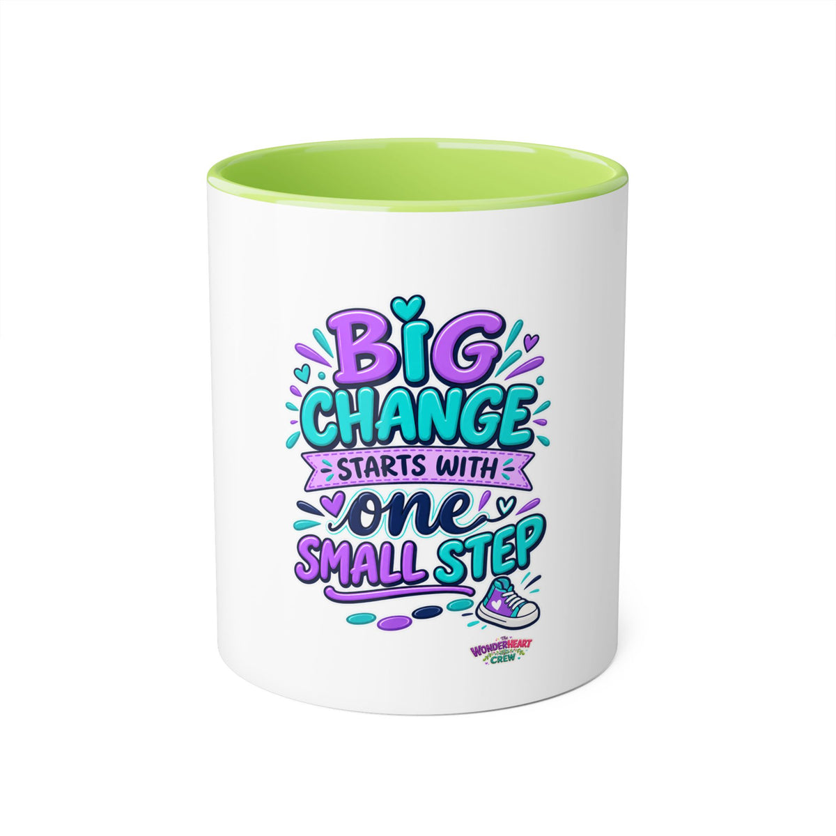 Big Change Starts with One Step - Inspirational 11oz Coffee Cup