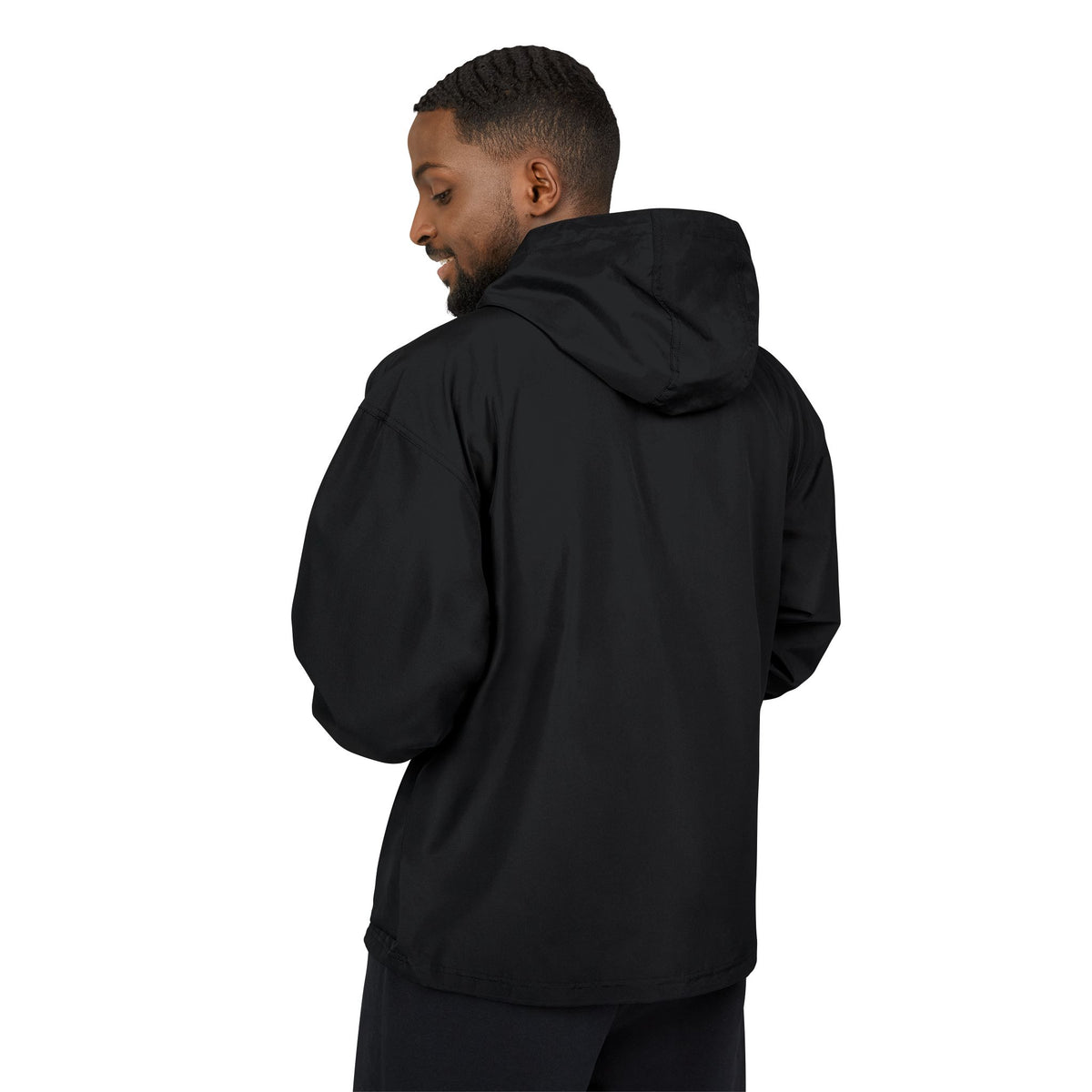 Packable Anorak Jacket Lightweight Hooded Windbreaker with Wonderheart Crew Logo