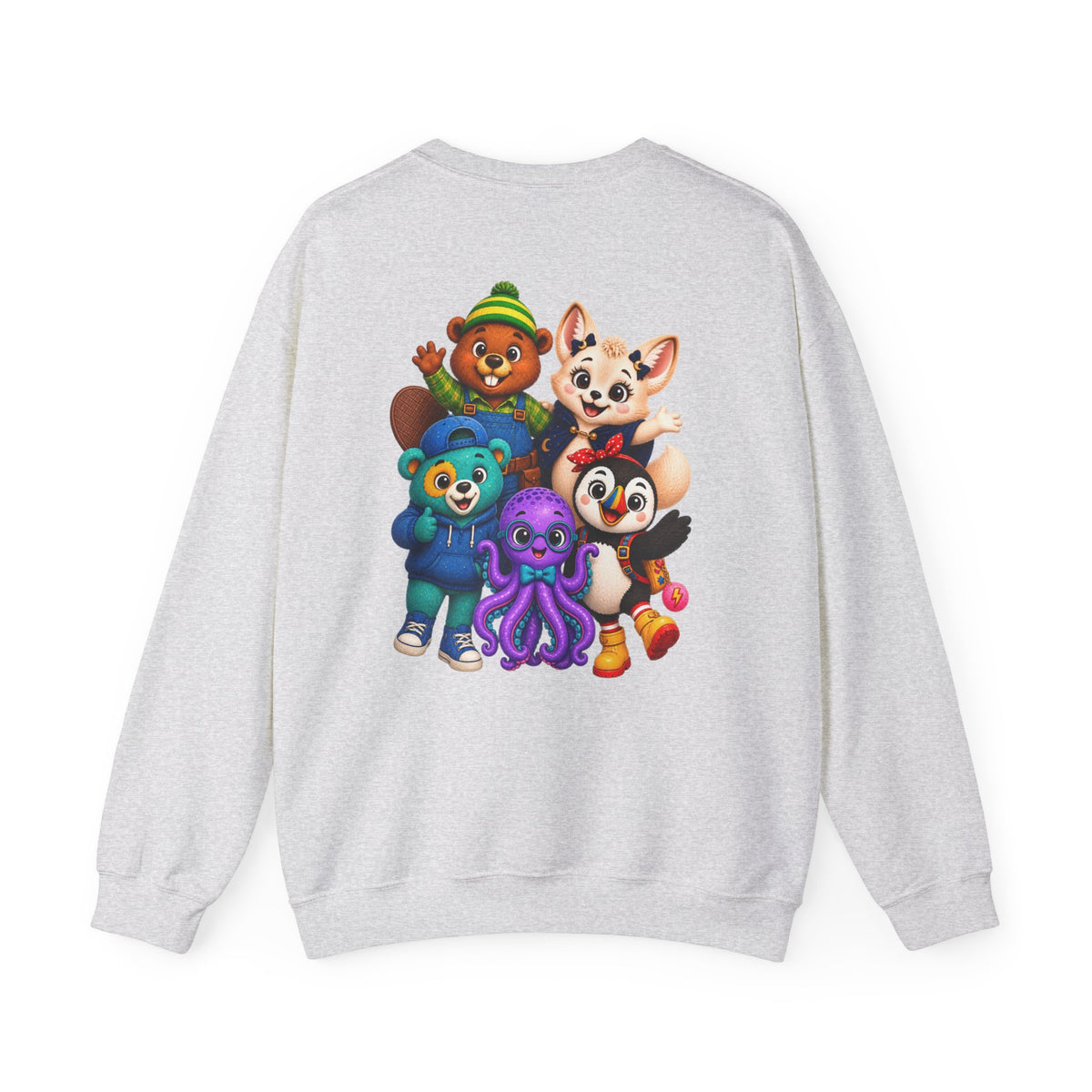 Wonderheart Crew - Crewneck Sweatshirt - Group on Back