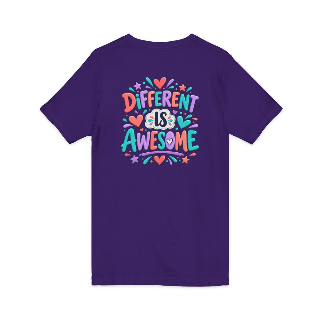 Different Is Awesome - V-Neck Tee