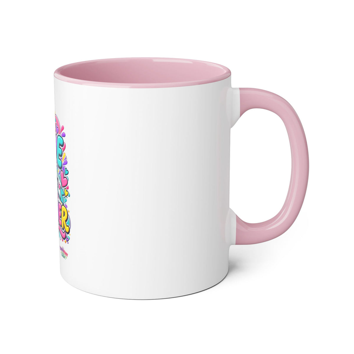 Love is Always the Answer Accent Mug — Inspirational 11oz Coffee Cup