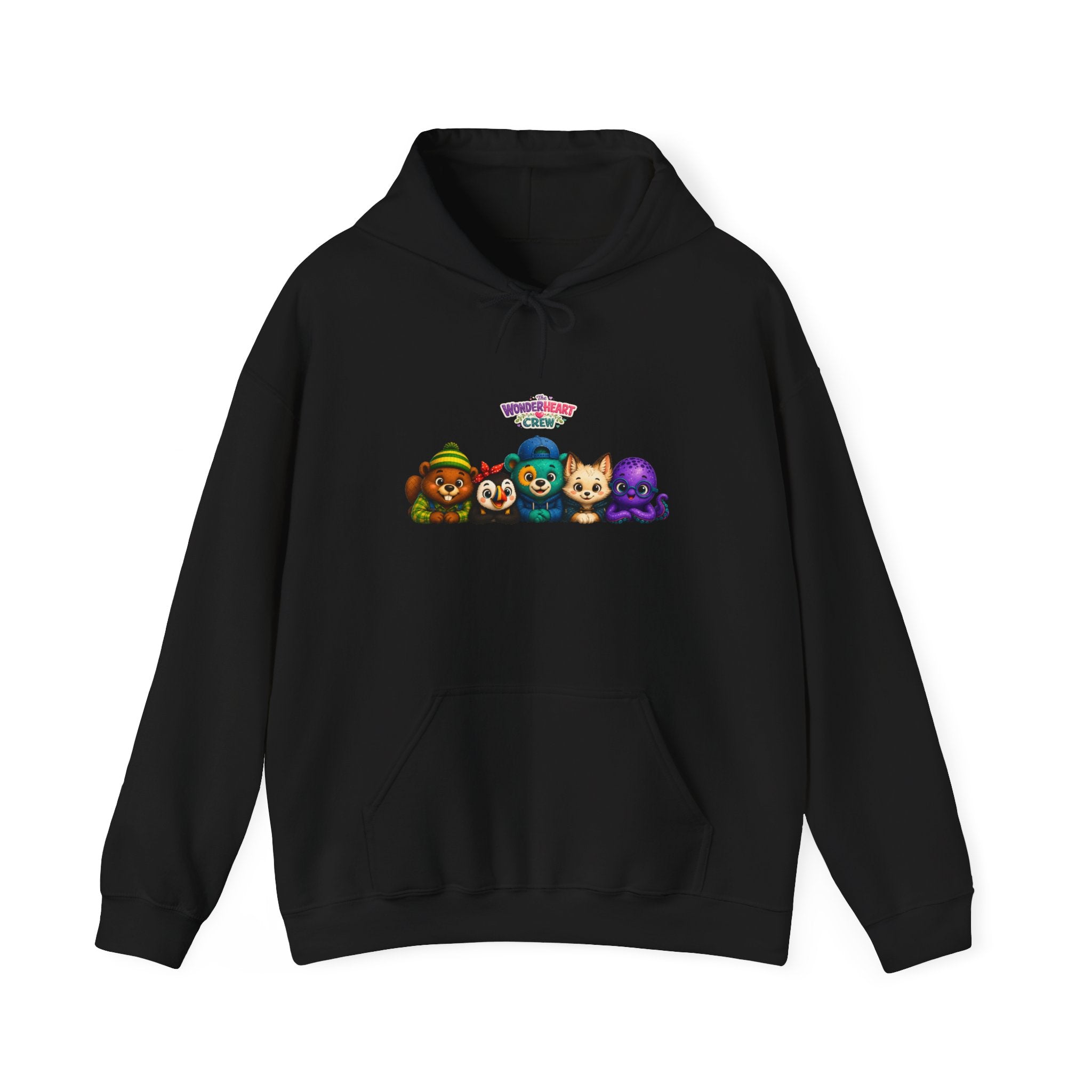 Wonderheart Crew Hoodie — Colorful Pullover