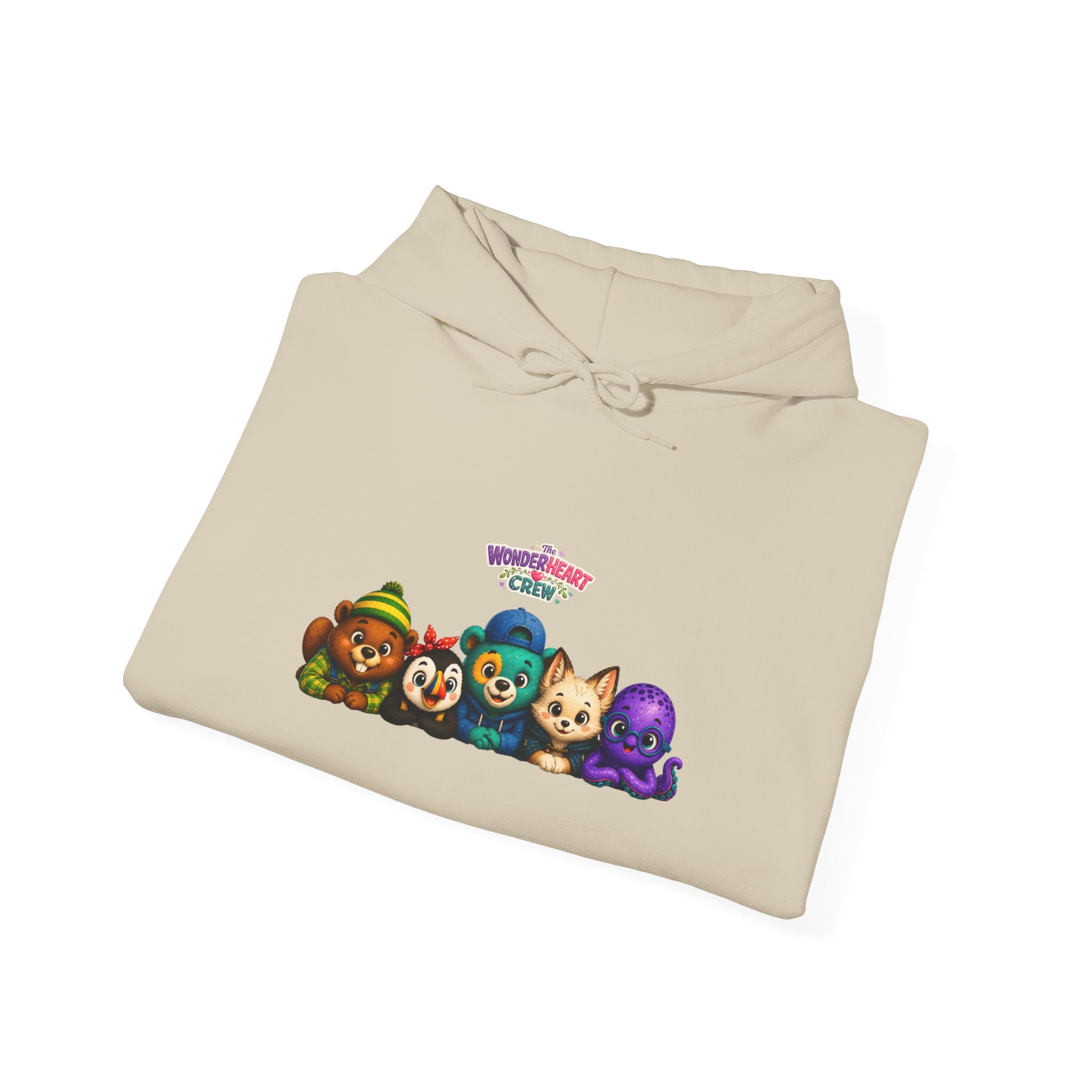 Wonderheart Crew Hoodie — Colorful Pullover